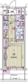 プレサンス天王寺ヴィヴァンの間取り画像