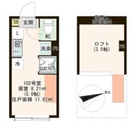 ハーモニーヒルズ北千住の間取り画像