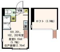 Lavish高円寺ラビッシュ高円寺の間取り画像