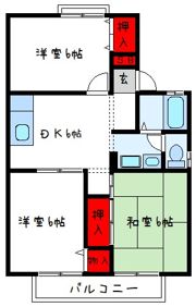 サンシャインの間取り画像