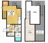 Maisonetic大学病院東の間取り画像