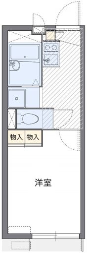 レオパレスコニファーⅡの間取り画像