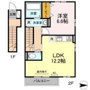 フルール中村の間取り画像