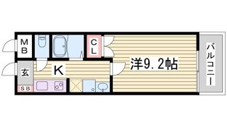 ベルエアー住吉の間取り画像