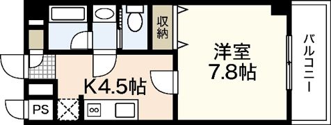 ベルヴィル大町駅前の間取り画像
