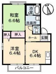 メテオール A棟の間取り画像