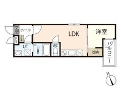 セブンプロート江波本町Ⅱの間取り画像