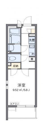クレイノ大森町の間取り画像