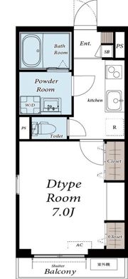 リブリ・井土ヶ谷の間取り画像