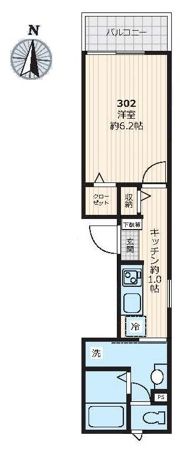 カルム府中の森の間取り画像