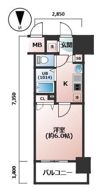 エスライズ梅田東の間取り画像