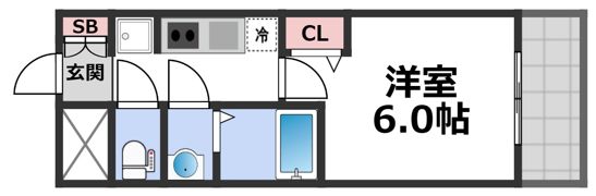 プレサンス新深江ディレットの間取り画像
