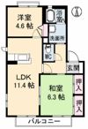 バリュージュ バオバブ A棟の間取り画像