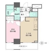 アデニウムタワー梅田イーストスクエアの間取り画像