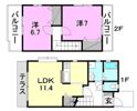 オーク・ヒルの間取り画像