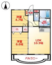 クリザンテームの間取り画像