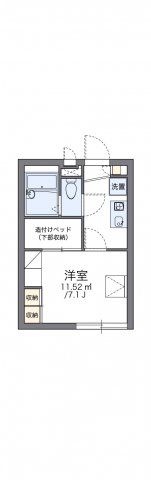 レオパレス千早の間取り画像