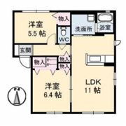 エアトベール B棟の間取り画像