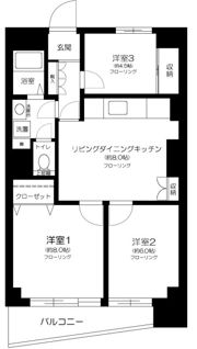 マンション ウィスタリアの間取り画像