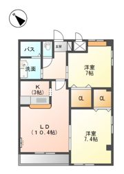 グランドハイム福津の間取り画像