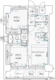 エステムコート難波サウスプレイスIIIラ・パークの間取り画像