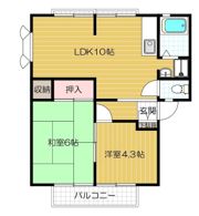 サンビレッジ岸部 A棟の間取り画像