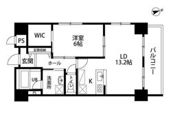 TRIBUTE元浜の間取り画像