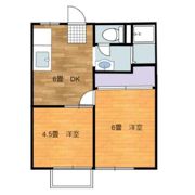 サンシャイン今保Ⅱの間取り画像