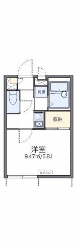 レオパレスきのした荘の間取り画像