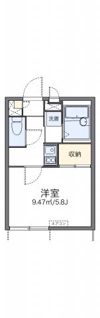 レオパレスきのした荘の間取り画像