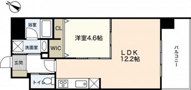 JRBハイツ岡山の間取り画像