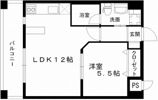 レジディア熊本辛島の間取り画像