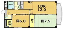 マンショングレースの間取り画像