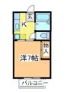 シャンテB棟の間取り画像