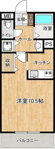 ウイングス7番館の間取り画像