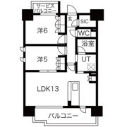 SK RESIDENCES SHINSAIBASHI (旧 SK RESIDENCES)の間取り画像