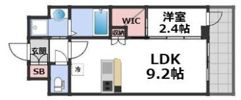 セレニテ谷町四丁目アリエの間取り画像