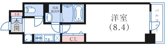 レシオス神戸クラルスの間取り画像