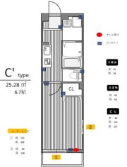 Hilltop Bの間取り画像