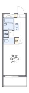 レオパレスサニーコートイシガキの間取り画像