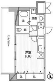 CASSIA福島駅前の間取り画像