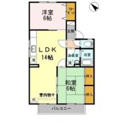 グリーンヒルズ 1号館の間取り画像
