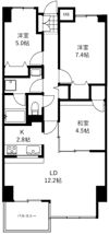 メルシーハイムⅠの間取り画像