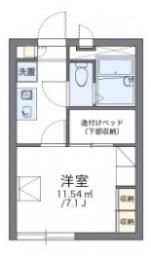 レオパレスエスペランサの間取り画像