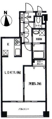 カーロヴィレッタ Ⅱの間取り画像