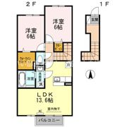 エスターテ柊 Ⅰの間取り画像