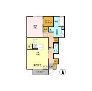 ル・ジャルダンA棟の間取り画像