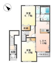 ココットⅠの間取り画像