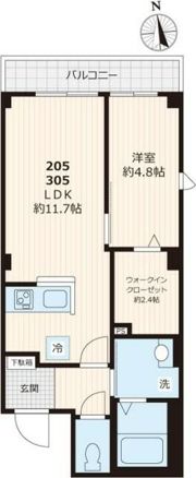 フォレスト ベベの間取り画像