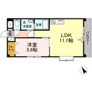 コンフォール空港通りの間取り画像